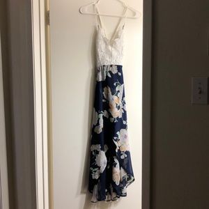 Long spaghetti strap dress